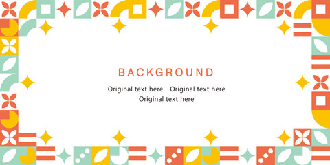 かわいいパッチワーク柄背景素材