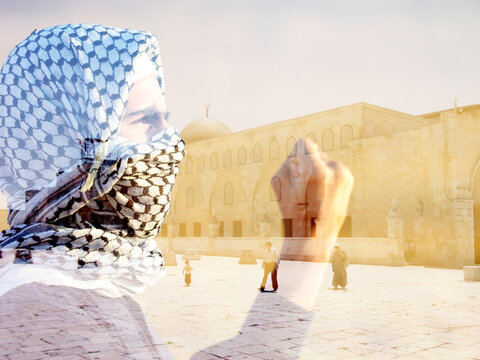 Arabic young man in Jerusalem Quds