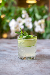 Cocktail Drink With Decorative