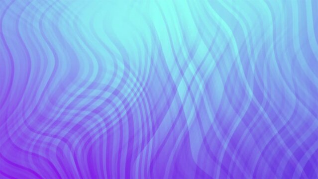 Abstract blue waves gradient background with lines. Seamless loop. Ultra HD 4K
