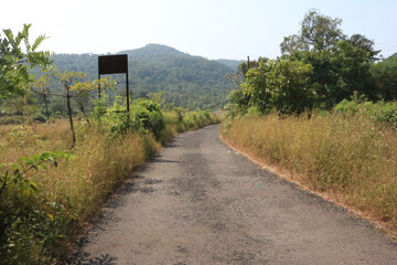 road in the countryside