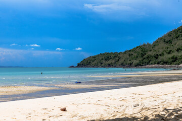 Fototapeta na wymiar Monsun Season at the beaches of Thailand