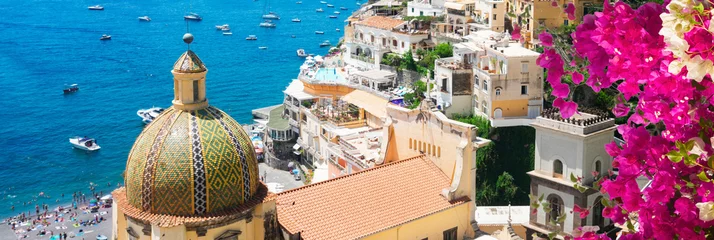 Zelfklevend Fotobehang Napels Positano resort, Italy