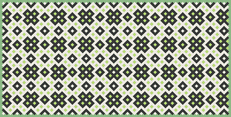 Multicolor truchet tiling connections illustration