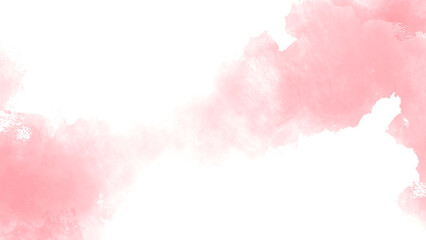 Obraz premium pink and white watercolor background for poster, brochure or flyer, wedding cards. Horizontal banner template. Copyspace. Website graphics