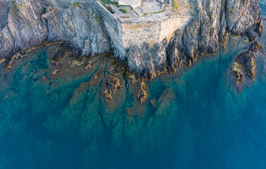 Transparence de l'eau au fort de la Mauresque