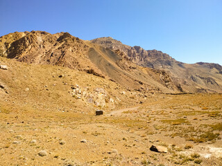 Amazing view of Sand landscape in the mountains