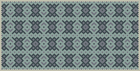 Multicolor truchet tiling connections illustration