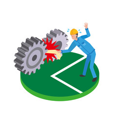 機械のローラー部分に巻き込まれる事故