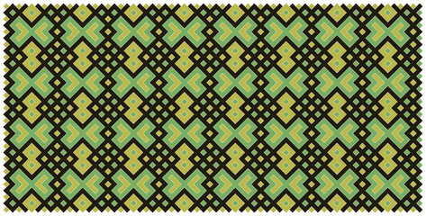 Multicolor truchet tiling connections illustration