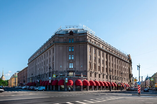 Astoria Hotel in the center of St. Petersburg Russia 2022