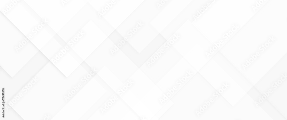 Poster Abstract white background with diamond and triangle shapes layered in modern abstract pattern design, vector white abstract design background template. Banner Pattern. texture space concept.