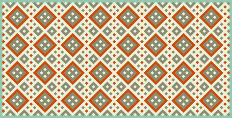 Multicolor truchet tiling connections illustration