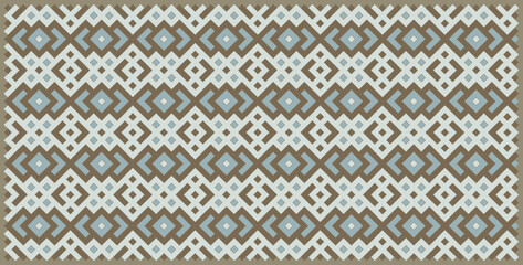 Multicolor truchet tiling connections illustration