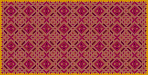 Multicolor truchet tiling connections illustration