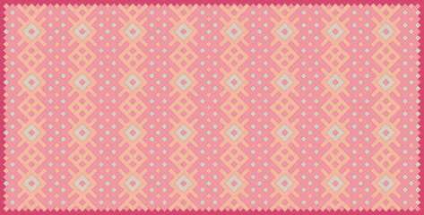 Multicolor truchet tiling connections illustration