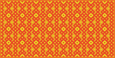 Multicolor truchet tiling connections illustration