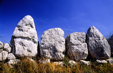 Muralla Talayotica des Pou Salat, (1300.a.c) Porreres,Mallorca,Baleares ,España © Tolo