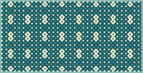 Multicolor truchet tiling connections illustration