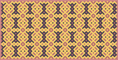 Multicolor truchet tiling connections illustration