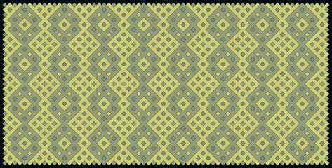 Multicolor truchet tiling connections illustration