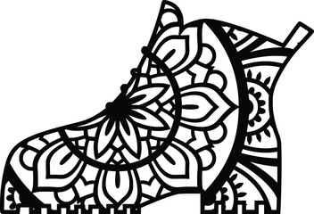 
Mandala design. You can change the color and size of the design. Will fit well as a design on a shirt or in your shadow box. You can also use laser cutters like Cricut, Glowforge

