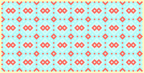 Multicolor truchet tiling connections illustration