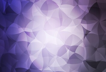 Light Purple vector template with chaotic shapes.