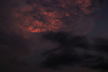 Obraz premium sky violet