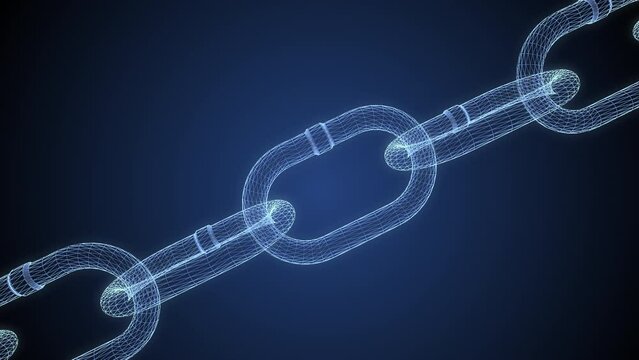 Block chain crypto currency concept