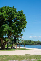 National park Canaima. Lagoon. Canaima Beach

