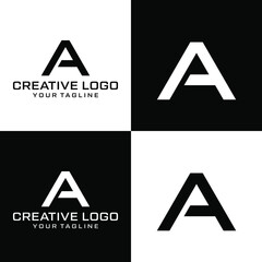 Creative letter a logo design vektor