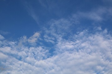 blue sky with clouds