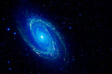 Obraz na płótnie Canvas Beautiful distant galaxy. Elements of this image furnished by NASA