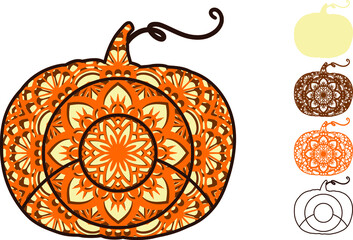 
Mandala design. This design consists of several layers. You can change the color and size of the design. Cut each layer and glue together.

