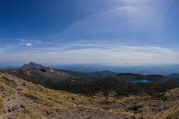 clouds over the mountains