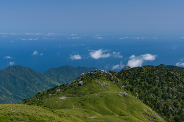 Obraz premium mountain landscape with clouds
