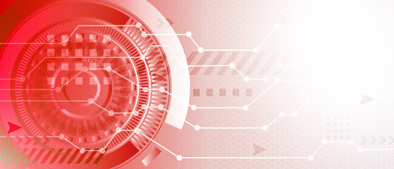 Obraz premium red abstract technology speed concept