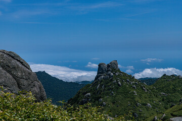 Obraz premium mountain landscape with clouds