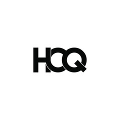 hcq letter original monogram logo design