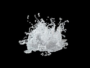 Obraz premium Water Splash Images 3D Rendering image HD