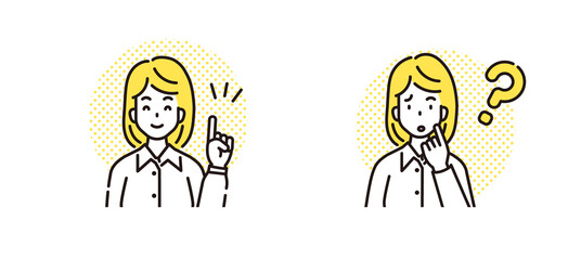 人物　イラスト　アイコン