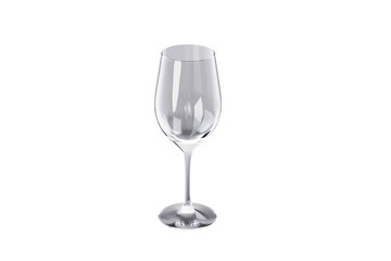 empty wine glass , 3D illustration