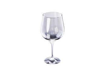 empty wine glass , 3D illustration