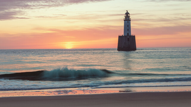 Rattray Head Lighthouse at sunrise