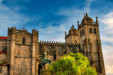 Obraz premium Cathedral of the city of Porto, Portugal, Europe