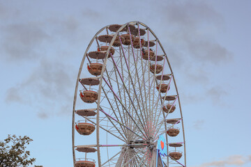 ferris wheel on a sky