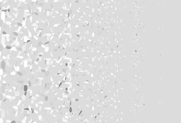 Light Gray vector background with spots.
