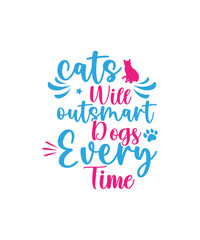 Obraz premium Cat svg bundle, cat clipart, cat silhouette svg, meow svg bundle, cats svg bundle, cut files for cricut silhouette, svg, eps, png, dxf