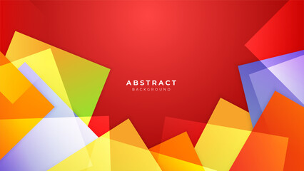Modern colorful abstract background for business presentation design template with geometric shapes